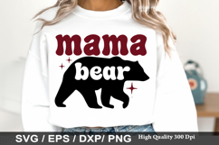 Mama bear - Mother's Day SVG Design Product Image 1