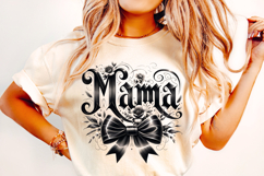 Mama Coquette Bow Sublimation, Mama PNG, Mother&#039;s Day PNG Product Image 2