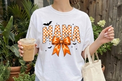 Mama Bow Halloween PNG Design Product Image 2