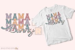 Retro Mama Bunny Easter Day SVG T-shirt Design, Easter Day Product Image 2