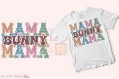 Retro Mama Bunny Easter Day SVG T-shirt Design, Easter Day Product Image 2