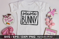 Mama Bunny SVG - Easter Design Product Image 1