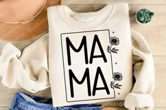 Mama SVG Design, Mother&#039;s Day T-shirt Design Product Image 3