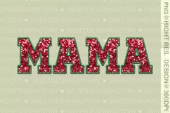 Christmas MAMA sublimation, faux sequins Christmas design Product Image 2