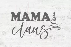 Mama Claus Svg, Christmas Mama Svg, Christmas Shirt Svg Product Image 3