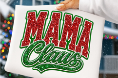 Mama Claus Glitter Png Product Image 4