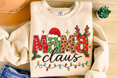 Mama Claus PNG, Mama Christmas PNG, Merry Christmas PNG Product Image 1