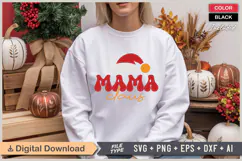 Mama Claus SVG | Christmas SVG | Holiday SVG | Xmas SVG Product Image 1