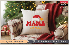 Mama Claus SVG | Christmas SVG | Holiday SVG | Xmas SVG Product Image 4