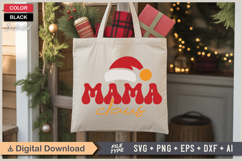 Mama Claus SVG | Christmas SVG | Holiday SVG | Xmas SVG Product Image 5