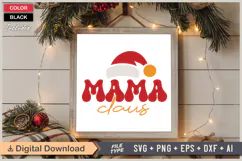 Mama Claus SVG | Christmas SVG | Holiday SVG | Xmas SVG Product Image 6