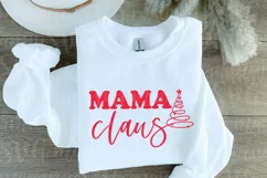 Mama Claus Svg, Christmas Mama Svg, Christmas Shirt Svg Product Image 1