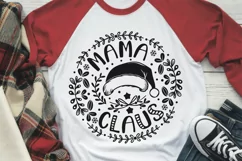Mama Claus Svg | Christmas Svg | Santa Hat Svg | Cut File Product Image 4