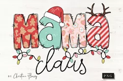 Christmas Mama Clause PNG | Christmas PNG Product Image 4