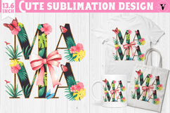 Mothers day clipart | Flowers, Bow | Mama sublimation Product Image 1