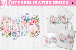 Mothers day clipart | Brush stroke | MAMA sublimation Product Image 1