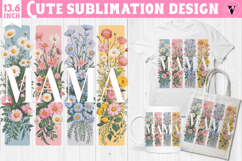 Mothers day clipart | Brush stroke | MAMA sublimation Product Image 1
