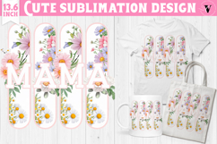 Mothers day clipart | Brush stroke | MAMA sublimation Product Image 1