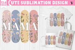 Mothers day clipart | Brush stroke | MAMA sublimation Product Image 1