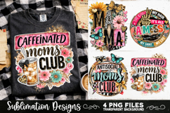 Trendy Mama PNG , Retro Collage Mama 4 Designs Sublimation Product Image 6