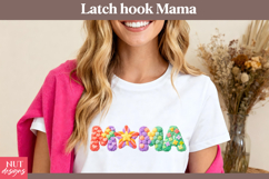 Latch Hook Mama Sublimation Vibrant Yarn Mama Mothers Day Product Image 2