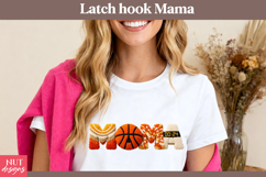 Basketball Mama Sublimation Crochet Mama Mothers Day Product Image 2