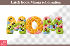 Latch Hook Mom Sublimation Spring Mothers Day Bee Ladybug Product Image 1