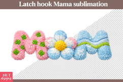 Flower Latch Hook Mom Sublimation Spring Mothers Day Product Image 1