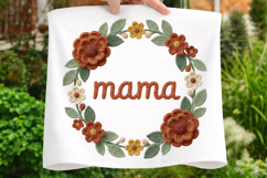Mama Crochet Floral PNG - Mother's Day Product Image 1
