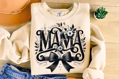Mama Coquette Bow Sublimation, Mama PNG, Mother's Day PNG Product Image 3