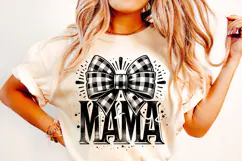 Mama Coquette Bow Sublimation, Mama PNG, Mother's Day PNG Product Image 2