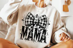 Mama Coquette Bow Sublimation, Mama PNG, Mother's Day PNG Product Image 1