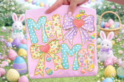 Mama Coquette Easter PNG, Happy Easter PNG, Easter Bunny PNG Product Image 3