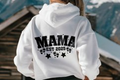 Mama Est 2025 SVG PNG T-shirt Design Product Image 2