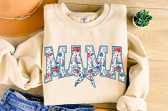 4th Of July Mama PNG, American Girl PNG, American Mama PNG Product Image 3