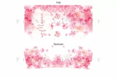 mama floral watercolor 40oz quencher tumbler sublimation full wrap high resolution transparant background