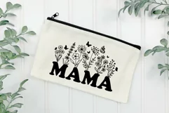 Mothers Day SVG, Mama Flower SVG, Mama Shirt Svg. Product Image 5