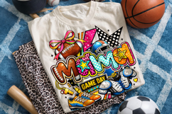 Football Mama PNG, Football Game Day PNG, Sports PNG Clipart Product Image 2