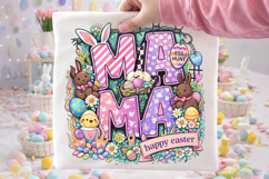 Mama Easter PNG, Happy Easter PNG, Easter Bunny PNG, Funny Product Image 3