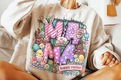 Mama Easter PNG, Happy Easter PNG, Easter Bunny PNG, Funny Product Image 5
