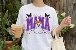 Mama Ghost Halloween PNG Design Product Image 2