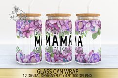 Mama Glass Can Wrap | Mama Glass Can Sublimation Design