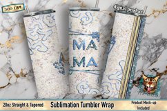 Sublimation Tumbler, Tumbler Wrap, Peekaboo Tumbler, Mama Sublimation Design