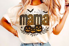 Halloween Mama PNG, Spooky Mama PNG, Mom Halloween, Pumpkin Product Image 2