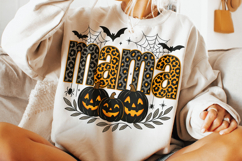 Halloween Mama PNG, Spooky Mama PNG, Mom Halloween, Pumpkin Product Image 3
