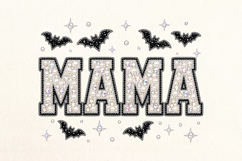 Mama Halloween Rhinestone PNG Design Product Image 1