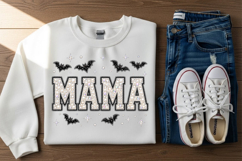 Mama Halloween Rhinestone PNG Design Product Image 3