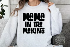 Mama In The Making SVG - New Baby Pregnancy Announcement PNG Product Image 1