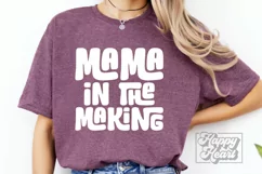 Mama In The Making SVG - New Baby Pregnancy Announcement PNG Product Image 3