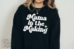 Mama In The Making SVG - New Baby Pregnancy Announcement SVG Product Image 4